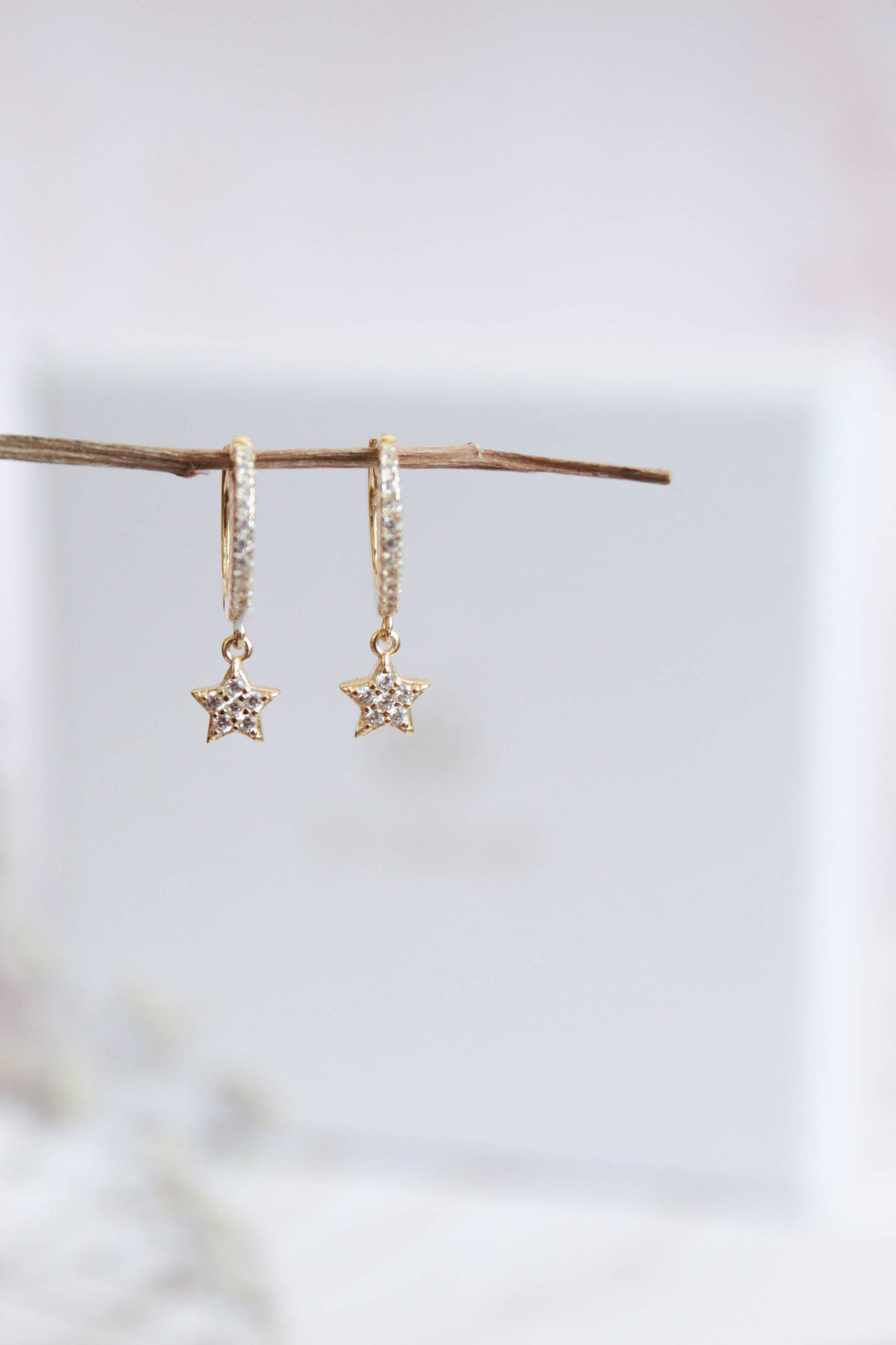 AROS ESTRELLA BRILLO COLGANTE