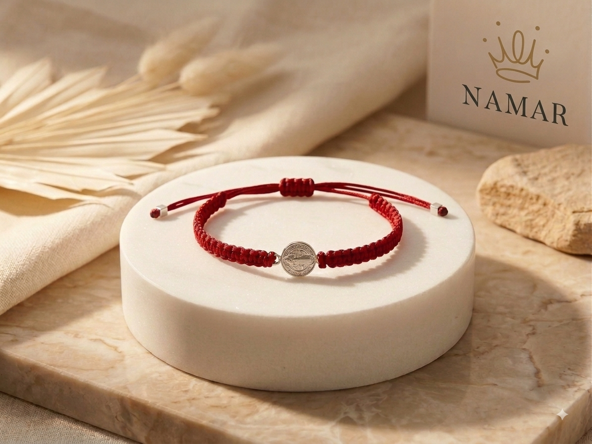 PULSERA ROJA AJUSTABLE SAN BENITO