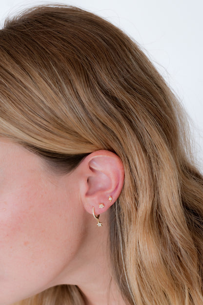 AROS ESTRELLA BRILLO COLGANTE