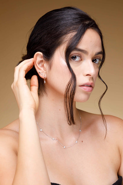 AROS RAYO COLGANTE CIRCON