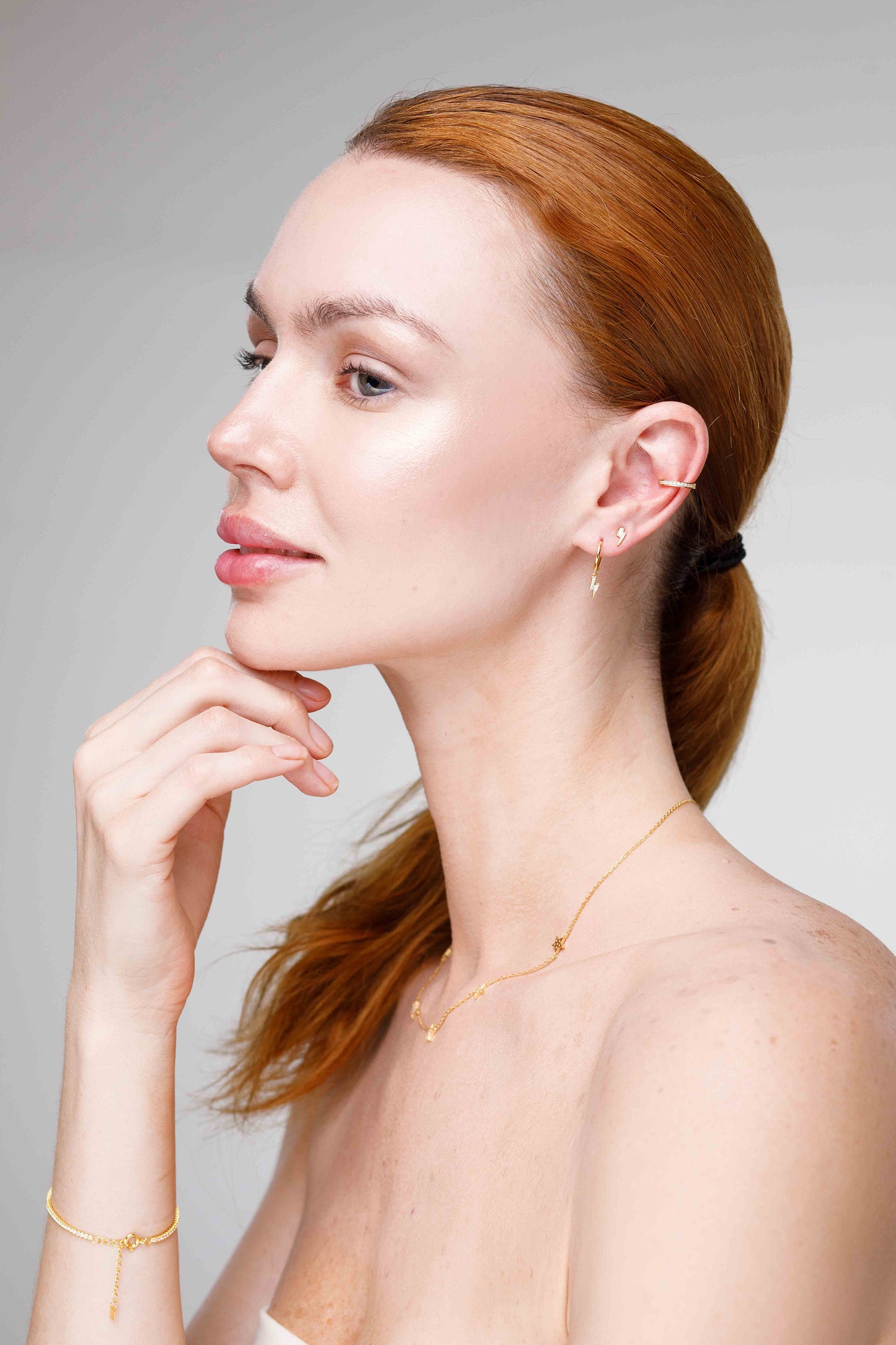 AROS RAYO COLGANTE CIRCON