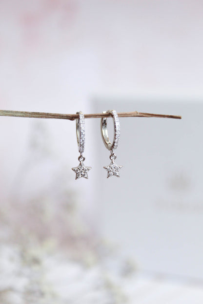 AROS ESTRELLA BRILLO COLGANTE