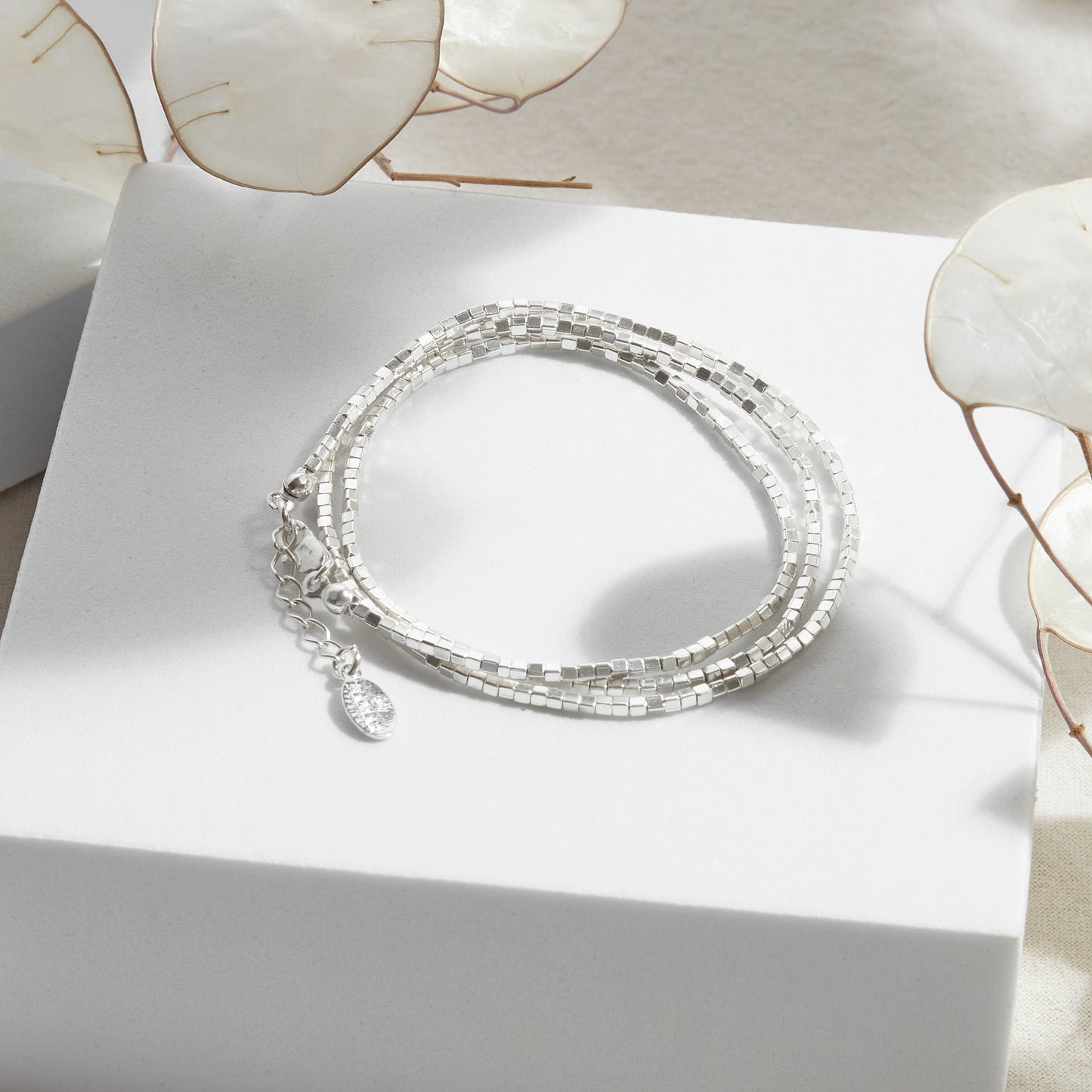 PULSERA TRES VUELTAS PLATA .950