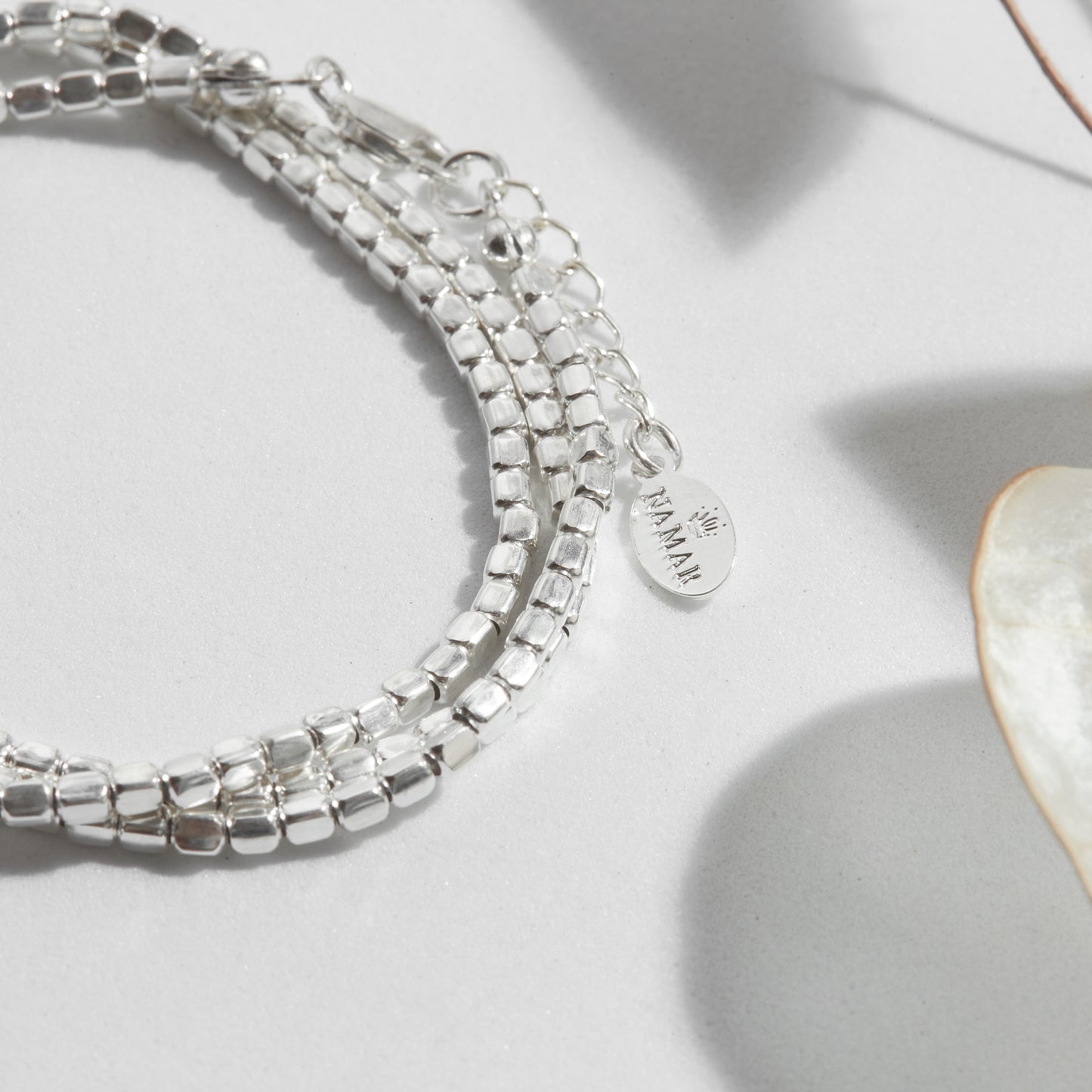 PULSERA TRES VUELTAS PLATA .950