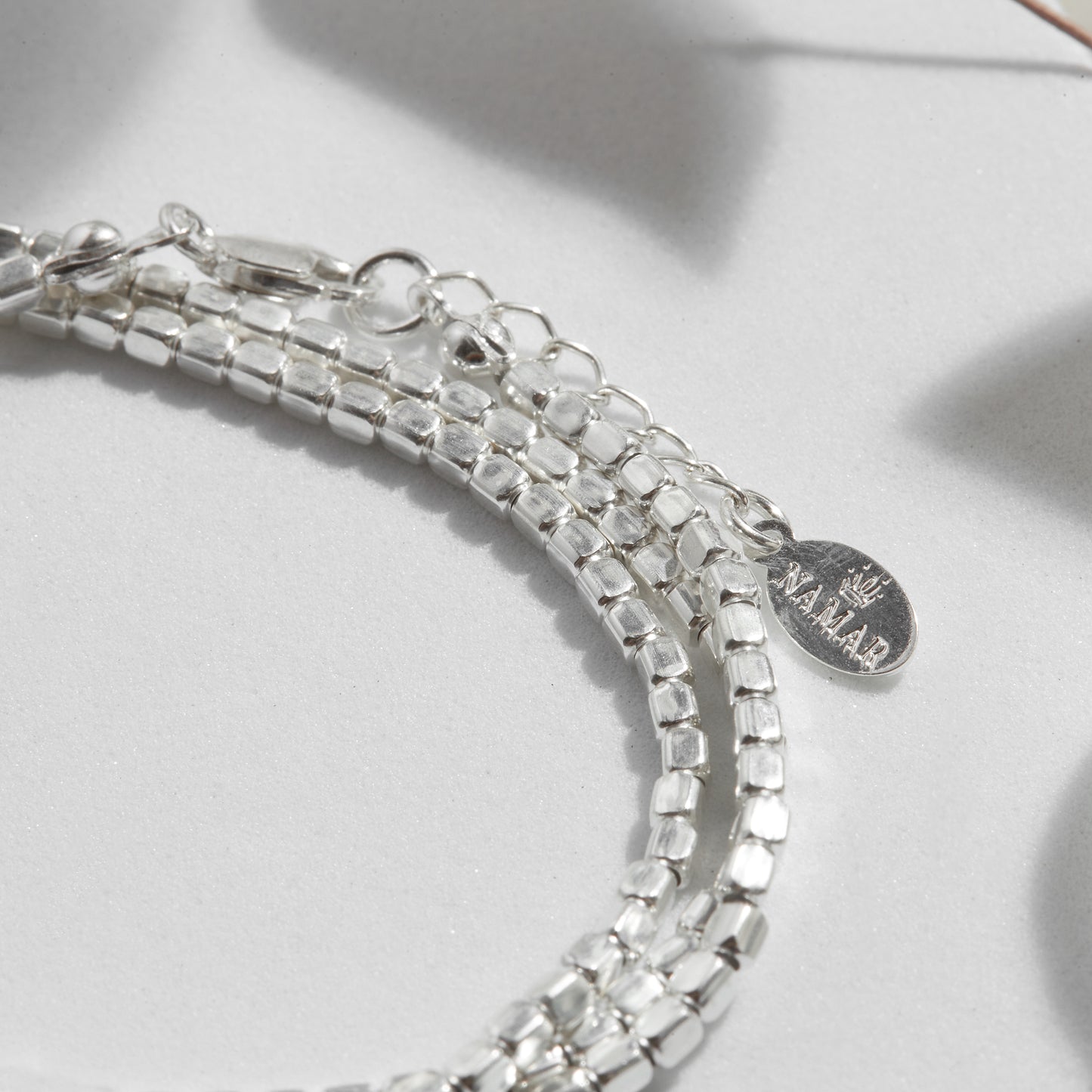 PULSERA TRES VUELTAS PLATA .950