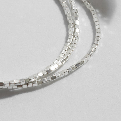 PULSERA TRES VUELTAS PLATA .950