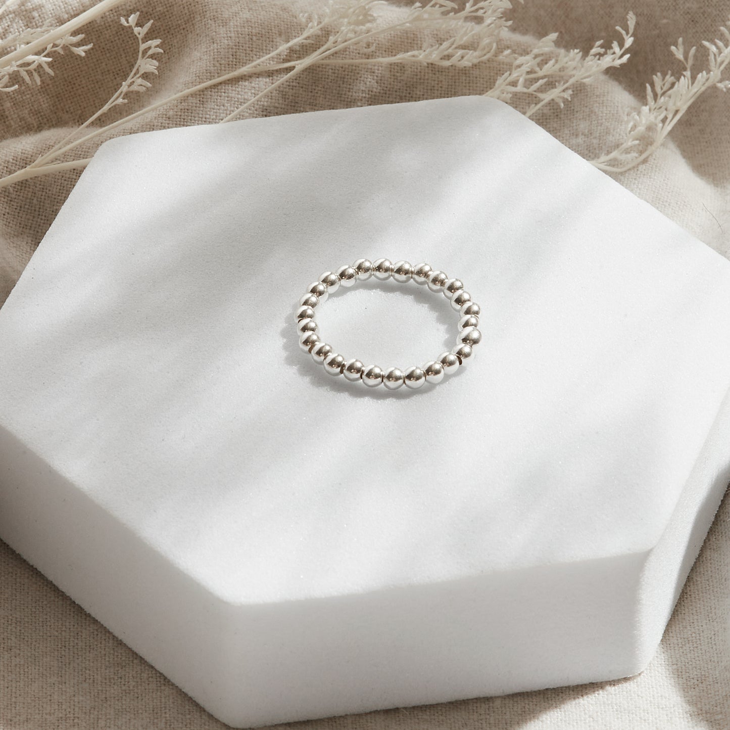 ANILLO PLATA ELASTICADO