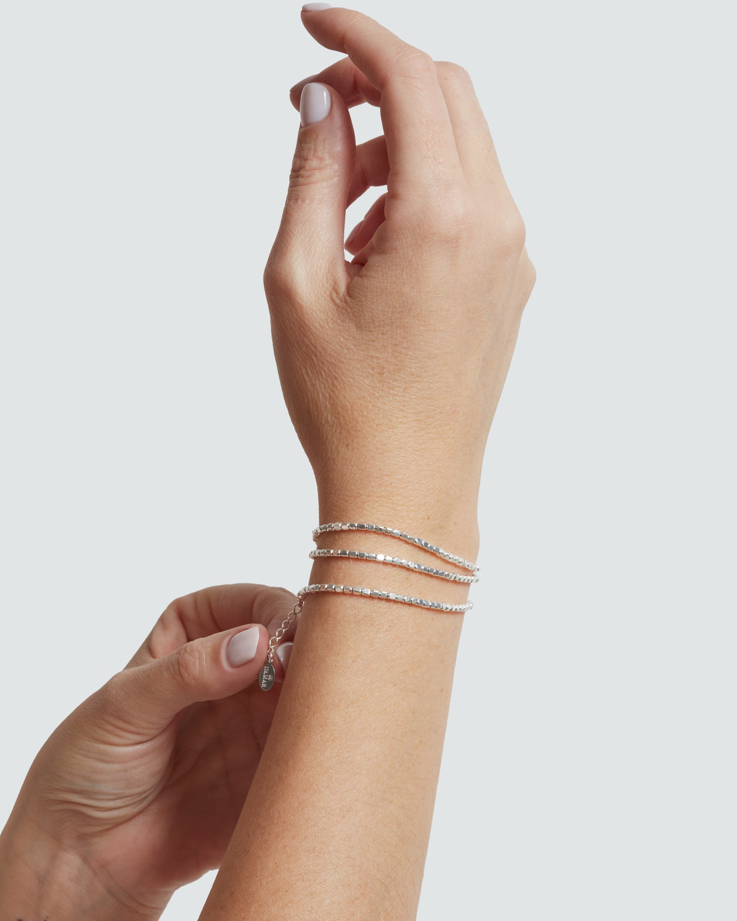 PULSERA TRES VUELTAS PLATA .950