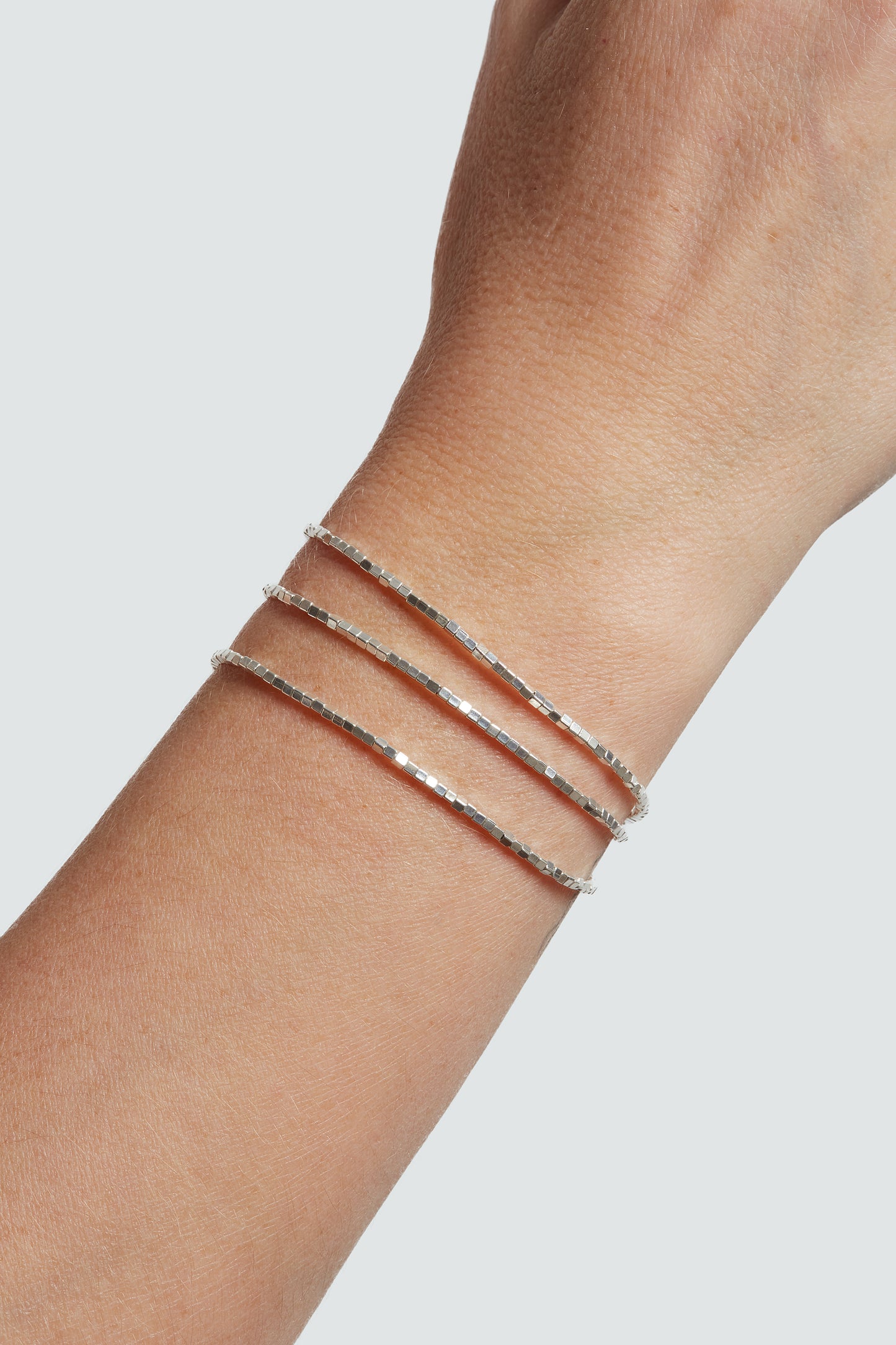 PULSERA TRES VUELTAS PLATA .950