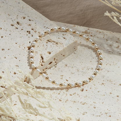 PULSERA IBIZA — GOLDFILLED Y PIEDRAS SEMIPRECIOSAS