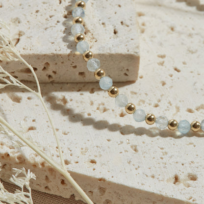 PULSERA IBIZA — GOLDFILLED Y PIEDRAS SEMIPRECIOSAS