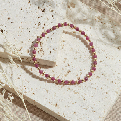 PULSERA IBIZA — GOLDFILLED Y PIEDRAS SEMIPRECIOSAS