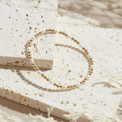 PULSERA FIJI — GOLDFILLED Y PIEDRAS SEMIPRECIOSAS