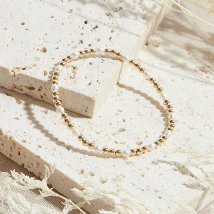 PULSERA FIJI — GOLDFILLED Y PIEDRAS SEMIPRECIOSAS