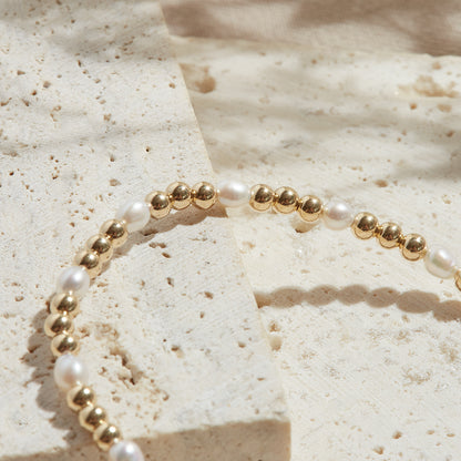 PULSERA FIJI — GOLDFILLED Y PIEDRAS SEMIPRECIOSAS