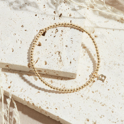 PULSERA GOLDFILLED CON INICIAL