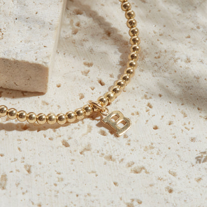 PULSERA GOLDFILLED CON INICIAL
