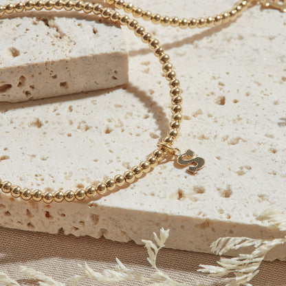 PULSERA GOLDFILLED CON INICIAL