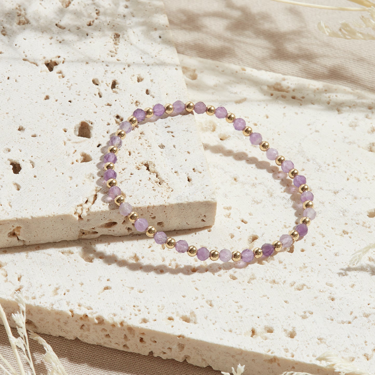 PULSERA IBIZA — GOLDFILLED Y PIEDRAS SEMIPRECIOSAS