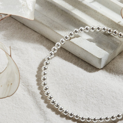 PULSERA ELASTICADA PLATA