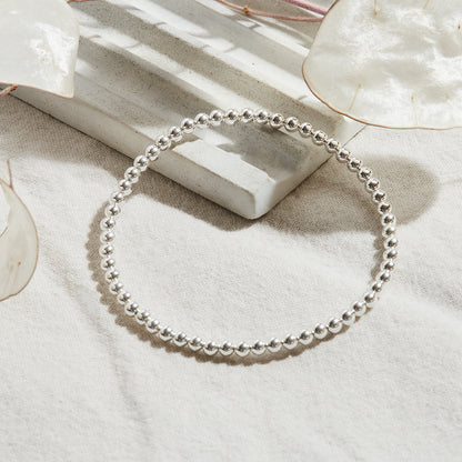 PULSERA ELASTICADA PLATA