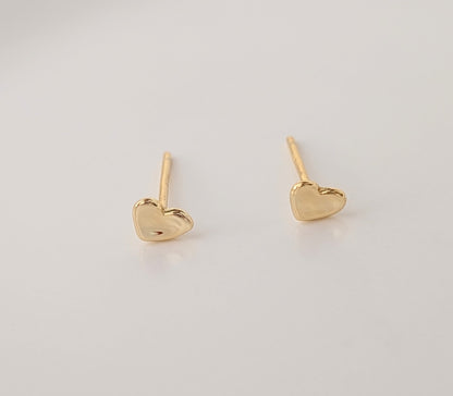 AROS MINI CORAZÓN MARTILLADO