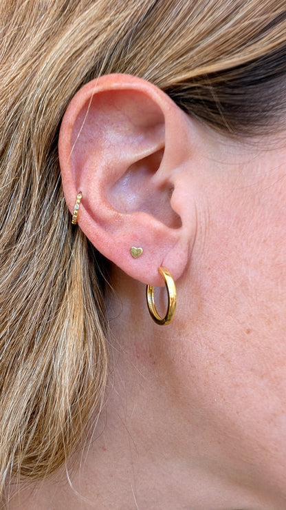 AROS CORAZÓN GOLDFILLED