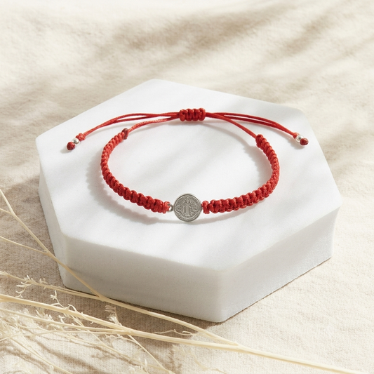 PULSERA ROJA AJUSTABLE SAN BENITO