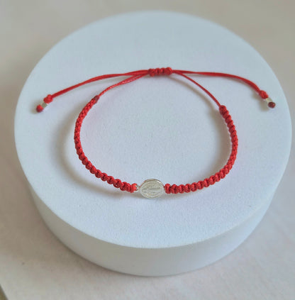 PULSERA ROJA AJUSTABLE SAN BENITO