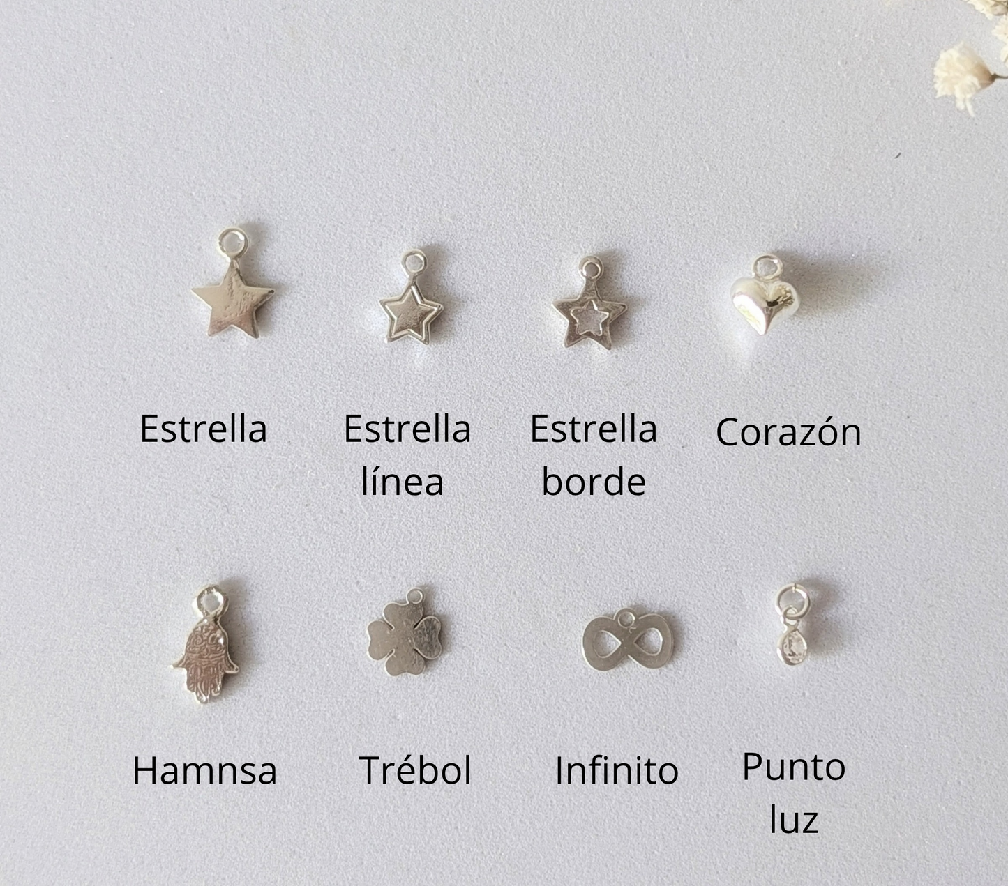 PULSERA ROJA AJUSTABLE DIJE A ELECCIÓN