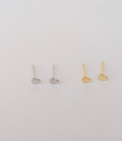 AROS MINI CORAZÓN MARTILLADO