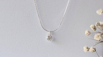 COLLAR PUNTO DE LUZ PLATA .925 (CADENA A ELECCIÓN)